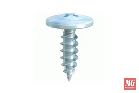 tornillo T1 aguja para colocación cielorraso PVC