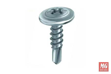 tornillo T1 punta mecha para colocacion cielorraso PVC